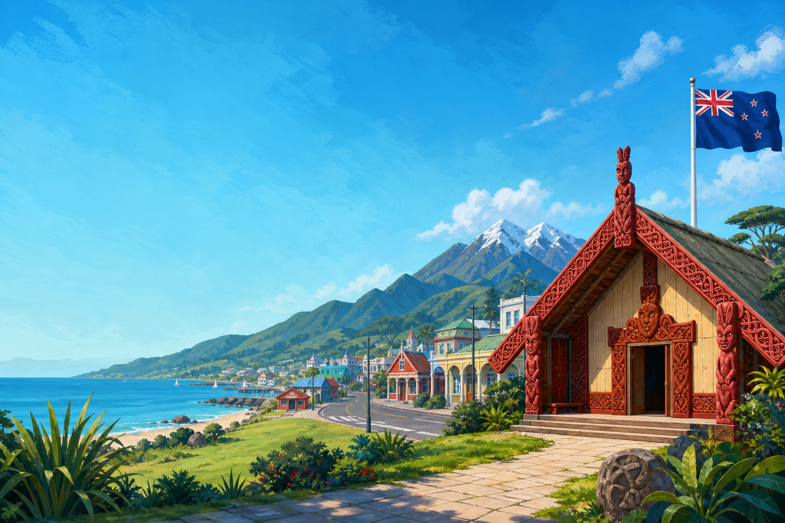 Te Reo Town — learn kupu and build a colourful Māori vocabulary town