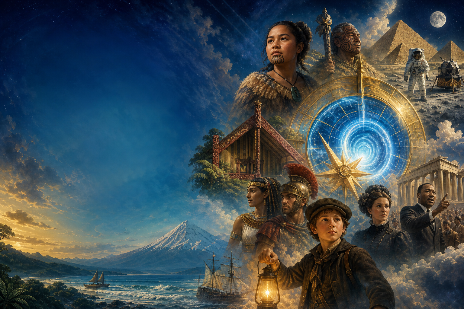Time Machine Aotearoa Edition — history adventure through 100 moments